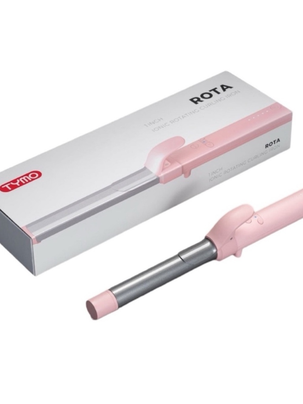 Tymo ROTA Pink Rotating 1 Inch Curling Iron